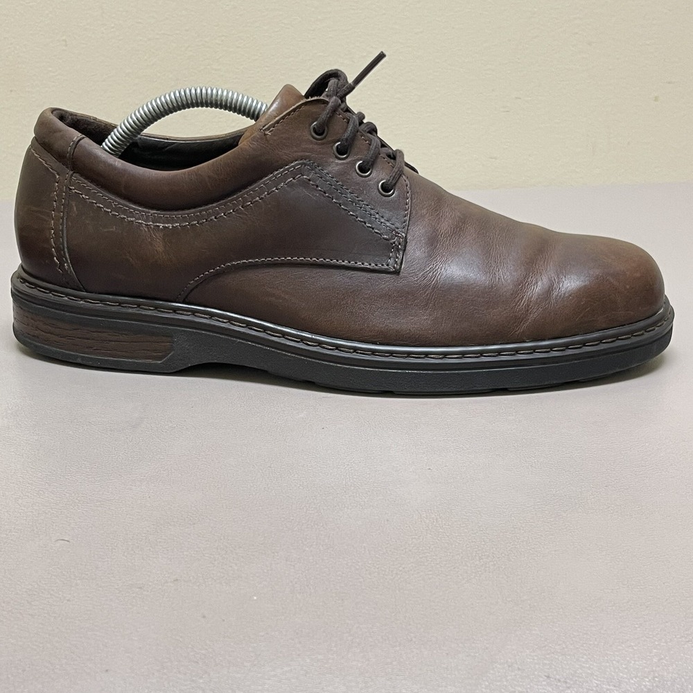 SAS Aden Oxford Men Size 9.5 M Brown Leather Casual Comfort Shoes Lace Up - Picture 8 of 13